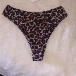 High Waisted Cheetah Bikini Bottoms